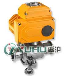 卡箍式衛(wèi)生級電動球閥 卡箍式衛(wèi)生級電動球閥